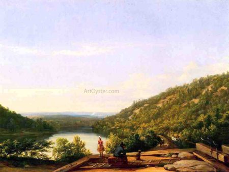 A New Land by Thomas Worthington Whittredge - Hand-Painted Oil Painting on Canvas Discount