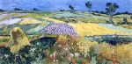 Wheatfields by Vincent Van Gogh - Hand-Painted Oil Painting on Canvas Hot on Sale