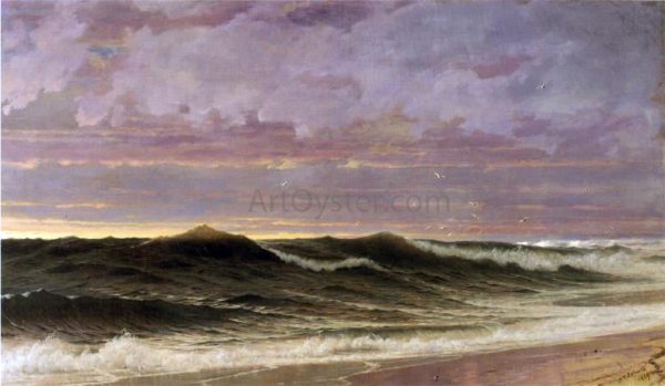 South Nantucket by William Trost Richards - Hand-Painted Oil Painting on Canvas For Cheap