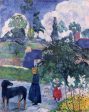 Among the Lillies by Paul Gauguin - Hand-Painted Oil Painting on Canvas Sale