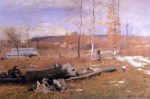 Winter Morning, Montclair by George Inness - Hand-Painted Oil Painting on Canvas Supply