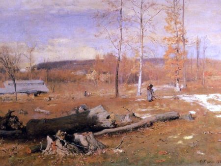 Winter Morning, Montclair by George Inness - Hand-Painted Oil Painting on Canvas Supply