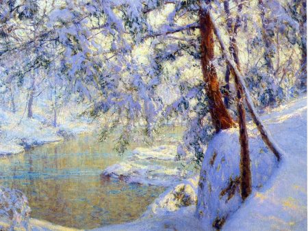 Winter Light and Shadows by Walter Launt Palmer - Hand-Painted Oil Painting on Canvas Fashion