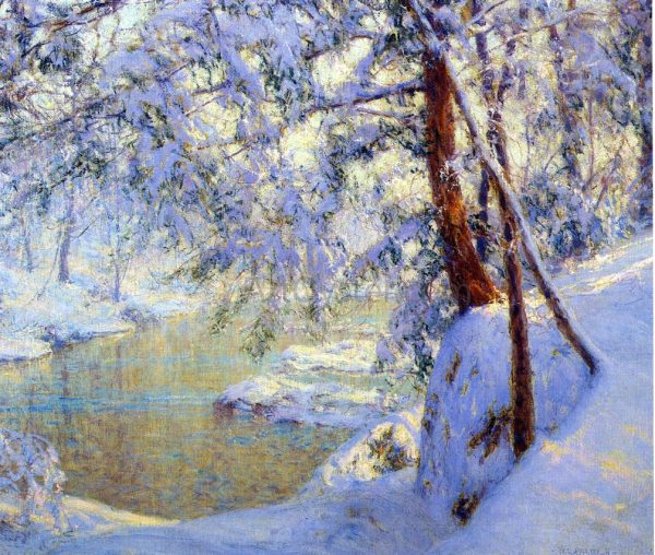 Winter Light and Shadows by Walter Launt Palmer - Hand-Painted Oil Painting on Canvas Fashion