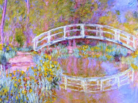 A Bridge in Monet s Garden by Claude Oscar Monet - Hand-Painted Oil Painting on Canvas Online