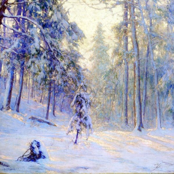 Winter Haze by Walter Launt Palmer - Hand-Painted Oil Painting on Canvas Online Sale