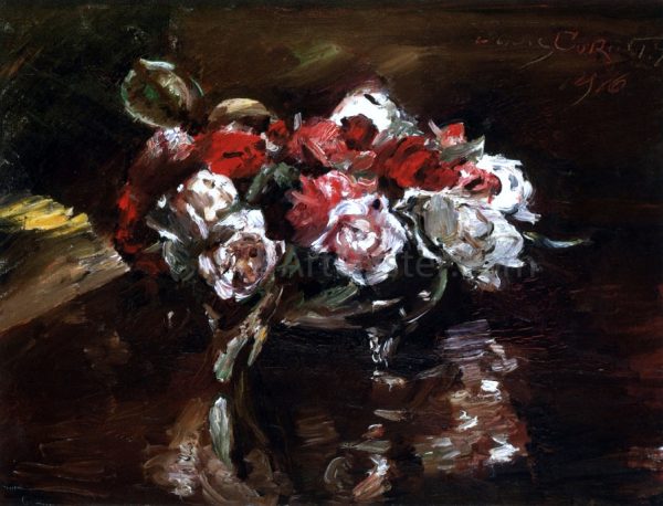 Floral Still Life by Lovis Corinth - Hand-Painted Oil Painting on Canvas Fashion