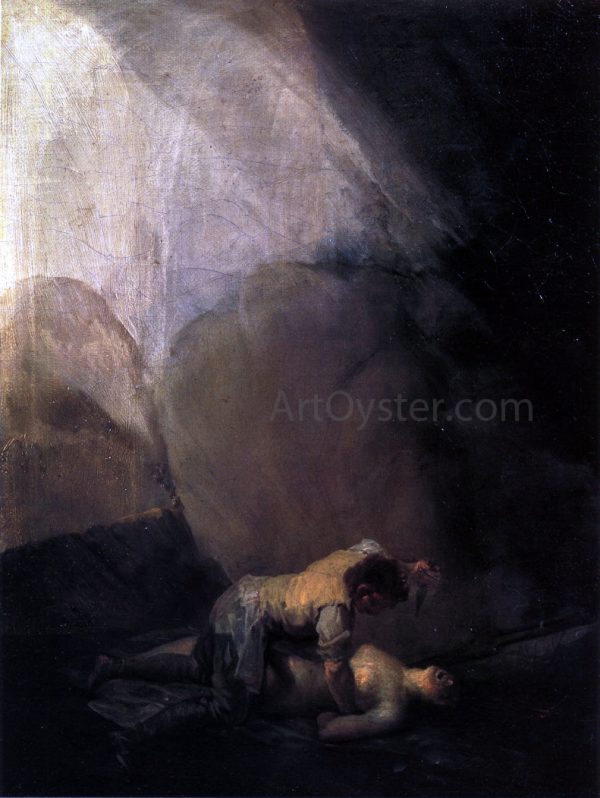 Brigand Murdering a Woman by Francisco Jose de Goya Y Lucientes - Hand-Painted Oil Painting on Canvas Online Sale