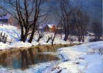 Winter Morning by Walter Launt Palmer - Hand-Painted Oil Painting on Canvas Cheap