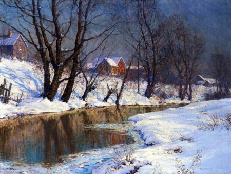 Winter Morning by Walter Launt Palmer - Hand-Painted Oil Painting on Canvas Cheap