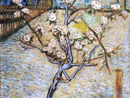 Pear Tree in Blossom by Vincent Van Gogh - Hand-Painted Oil Painting on Canvas For Cheap