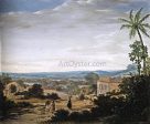 A Brazilian Landscape by Frans Post - Hand-Painted Oil Painting on Canvas Online Hot Sale