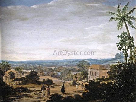 A Brazilian Landscape by Frans Post - Hand-Painted Oil Painting on Canvas Online Hot Sale