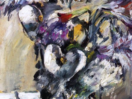 Chrysanthemms and Calla by Lovis Corinth - Hand-Painted Oil Painting on Canvas Cheap