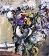 Chrysanthemms and Calla by Lovis Corinth - Hand-Painted Oil Painting on Canvas Cheap