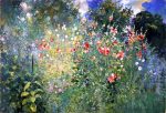 A Garden in a Sea of Flowers by Ross Turner - Hand-Painted Oil Painting on Canvas Online now