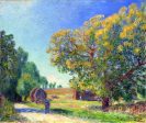 A Forest Clearing by Alfred Sisley - Hand-Painted Oil Painting on Canvas Supply