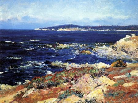 A Carmel Seascape by Guy Orlando Rose - Hand-Painted Oil Painting on Canvas on Sale