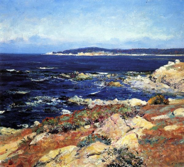 A Carmel Seascape by Guy Orlando Rose - Hand-Painted Oil Painting on Canvas on Sale