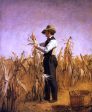 Long Island Farmer Husking Corn by William Sidney Mount - Hand-Painted Oil Painting on Canvas For Discount