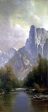 Yosemite Valley with Half Dome by Thomas Hill - Hand-Painted Oil Painting on Canvas on Sale