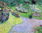 A Garden in Auvers by Vincent Van Gogh - Hand-Painted Oil Painting on Canvas Online Sale