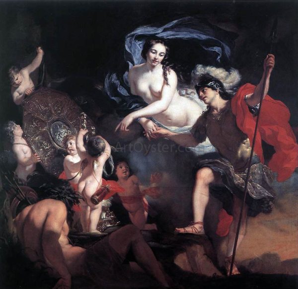 Venus Presenting Weapons to Aeneas by Gerard De Lairesse - Hand-Painted Oil Painting on Canvas For Cheap