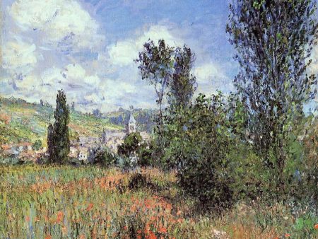 Lane in the Poppy Fields, Ile Saint-Martin by Claude Oscar Monet - Hand-Painted Oil Painting on Canvas Cheap