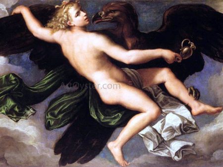 The Rape of Ganymede by Girolamo Da Carpi - Hand-Painted Oil Painting on Canvas Supply