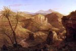 The Vale and Temple of Segeste, Sicily by Thomas Cole - Hand-Painted Oil Painting on Canvas Cheap