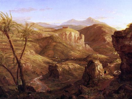 The Vale and Temple of Segeste, Sicily by Thomas Cole - Hand-Painted Oil Painting on Canvas Cheap