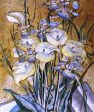 Irises and Calla Lilies by Maria Oakey Dewing - Hand-Painted Oil Painting on Canvas Fashion