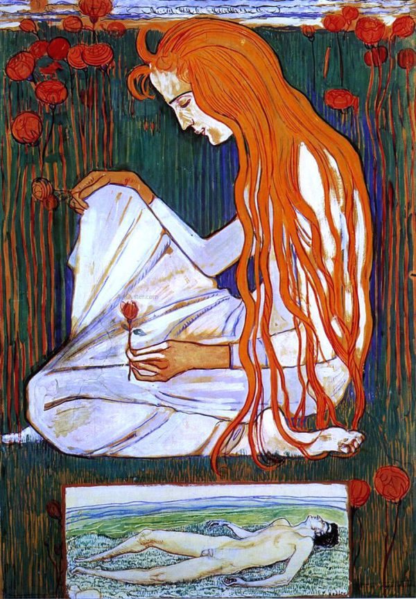 A Dream by Ferdinand Hodler - Hand-Painted Oil Painting on Canvas Fashion