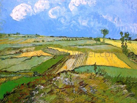 Wheat Fields at Auvers under a Cloudy Sky by Vincent Van Gogh - Hand-Painted Oil Painting on Canvas Supply