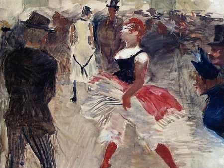 A l Elysee-Montmartre by Henri De Toulouse-Lautrec - Hand-Painted Oil Painting on Canvas Supply