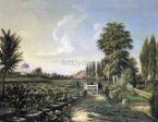 View of the Garden at Belfield by Charles Willson Peale - Hand-Painted Oil Painting on Canvas Cheap