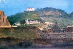 A Hilltop, Naples by Thomas Jones - Hand-Painted Oil Painting on Canvas Discount