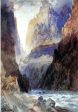 Zion Canyon by Thomas Moran - Hand-Painted Oil Painting on Canvas Online now