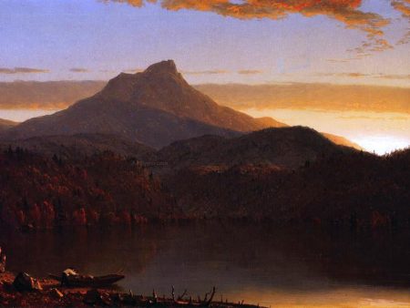 A Lake Twilight by Sanford Robinson Gifford - Hand-Painted Oil Painting on Canvas Supply