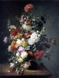 A Still life with Flowers and Wild Raspberries by Simon Saint-Jean - Hand-Painted Oil Painting on Canvas Fashion