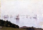 A Newport Afternoon by John Frederick Kensett - Hand-Painted Oil Painting on Canvas For Cheap