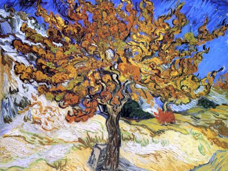 A Mulberry Tree (also known as The Mulberry Tree) by Vincent Van Gogh - Hand-Painted Oil Painting on Canvas on Sale