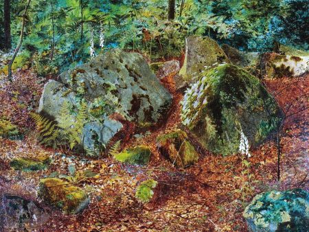 A Mossy Glen by John Atkinson Grimshaw - Hand-Painted Oil Painting on Canvas Cheap