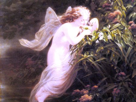 The Spirit of the Morning by Fritz Zuber-Buhler - Hand-Painted Oil Painting on Canvas on Sale