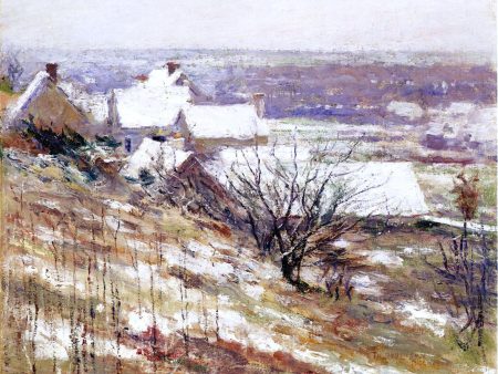 Winter Landscape by Theodore Robinson - Hand-Painted Oil Painting on Canvas Fashion