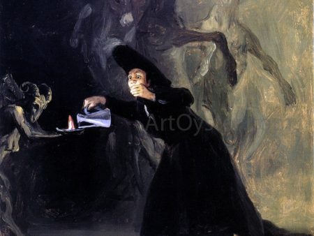 The Devil s Lamp by Francisco Jose de Goya Y Lucientes - Hand-Painted Oil Painting on Canvas Hot on Sale