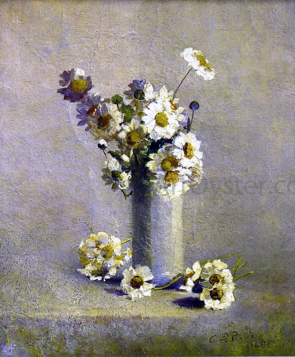 Daises by Charles Ethan Porter - Hand-Painted Oil Painting on Canvas on Sale