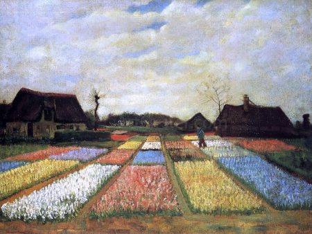 A Bulb Field (also known as Flower Beds in Holland) by Vincent Van Gogh - Hand-Painted Oil Painting on Canvas Online Hot Sale