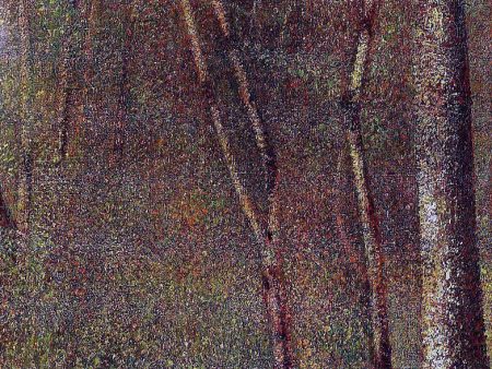 In the Woods at Pontaubert by Georges Seurat - Hand-Painted Oil Painting on Canvas Supply