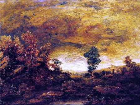 A Mountain Road near Gorham, N.H. by Ralph Albert Blakelock - Hand-Painted Oil Painting on Canvas Sale